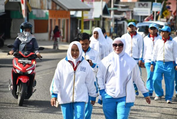 PERINGATI HAORNAS, BNNK BOALEMO GELAR UPACARA DAN JALAN SEHAT