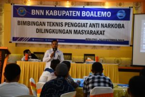 30 ORANG TOKOH MASYARAKAT, LSM, DAN KARANG TARUNA DIDAULAT MENJADI PENGGIAT ANTI NARKOBA