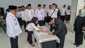 Brigjen Pol. Drs Suparwoto Lantik Pejabat Eselon III di Lingkungan BNNP Gorontalo
