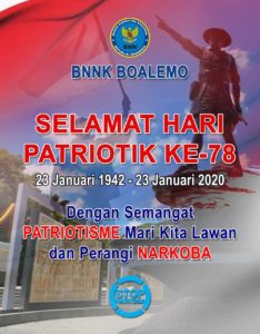 Selamat Hari Patriotik 23 Januari 1942 ke 78 Tahun 2020