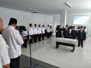 Brigjen Pol. Drs Suparwoto Lantik Pejabat Eselon III di Lingkungan BNNP Gorontalo