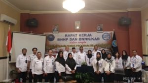 BNNK BOALEMO IKUT RAKER PEMBINAAN TEKNIS PROGRAM REHABILITASI