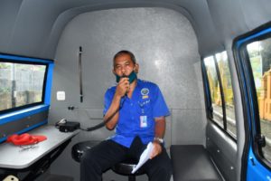 BNNK BOALEMO MELAKSANAKAN KIE KELILING TERKAIT STOP NARKOBA DAN WASPADA COVID-19