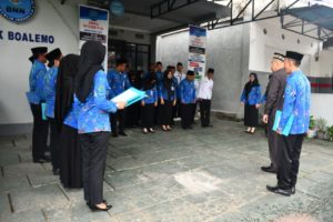 PERINGATI HARI SUMPAH PEMUDA, KEPALA BNNK BOALEMO INGATKAN INOVASI DAN KREATIFITAS