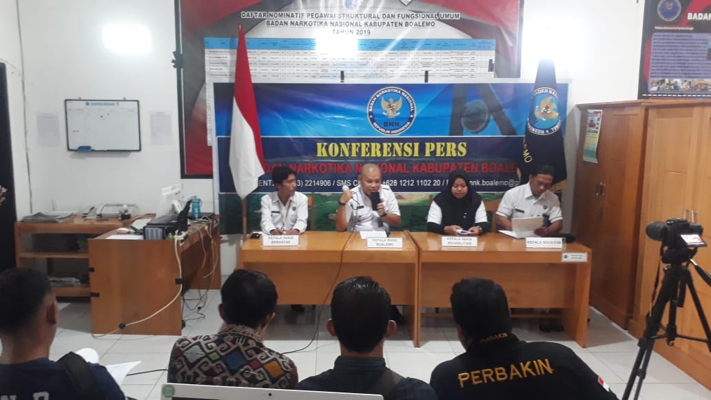 BNNK BOALEMO GELAR KONFERENSI PERS BNNK BOALEMO GELAR KONFERENSI PERS