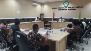 DPRD KAB. BOALEMO GELAR RDP DENGAN BNN BAHAS RANPERDA P4GN