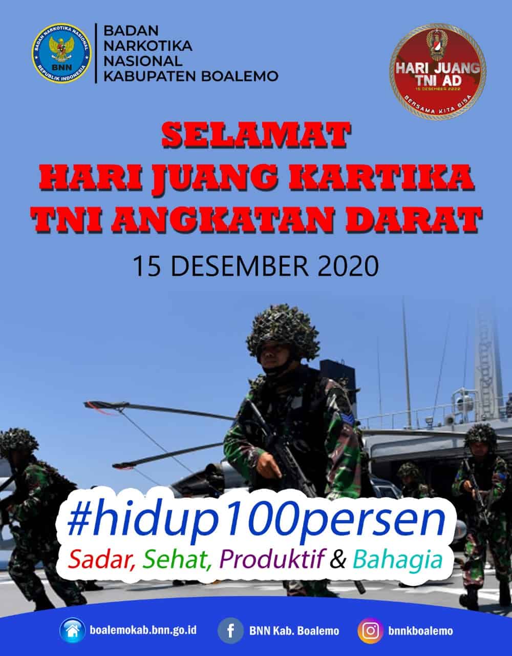 Selamat Hari Juang Kartika TNI AD 15 Desember 2020 Selamat Hari Juang Kartika TNI AD 15 Desember 2020