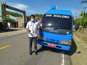 DIMASA PANDEMI BNN KABUPATEN BOALEMO INGATKAN WARGA TETAP PATUHI PROTOKOL KESEHATAN