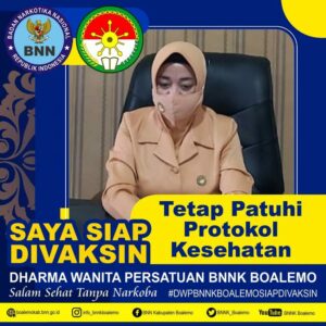DWP BNNK BOALEMO SIAP SUKSESKAN PROGRAM VAKSINASI