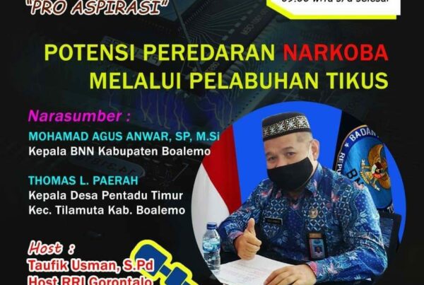 BNN BOALEMO GANDENG RRI GORONTALO DALAM PENCEGAHAN DAN PEMBERANTASAN NARKOBA