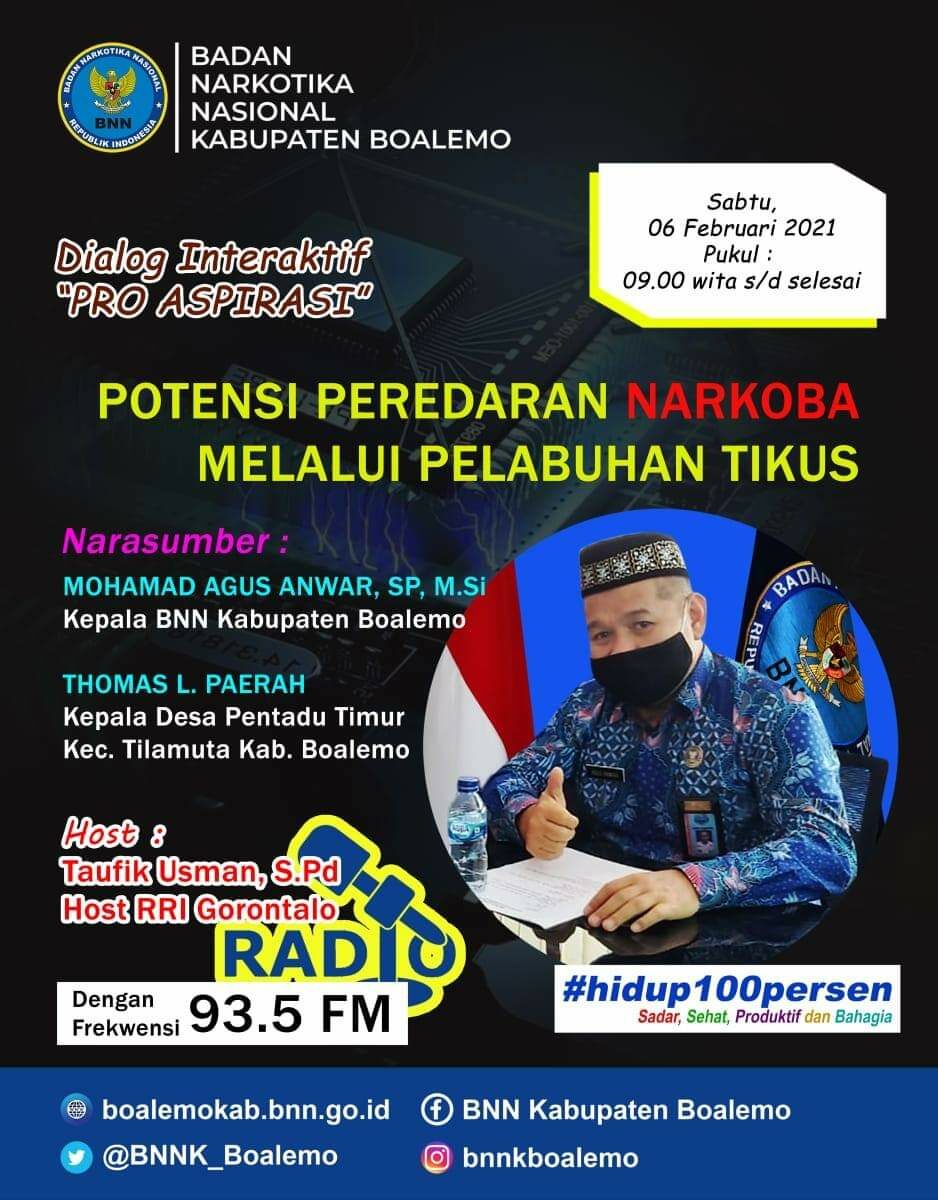 BNN BOALEMO GANDENG RRI GORONTALO DALAM PENCEGAHAN DAN PEMBERANTASAN NARKOBA BNN BOALEMO GANDENG RRI GORONTALO DALAM PENCEGAHAN DAN PEMBERANTASAN NARKOBA
