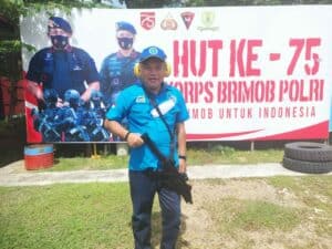 TINGKATKAN KEMAMPUAN MENEMBAK KEPALA BNNK BOALEMO IKUTI LATIHAN BERSAMA