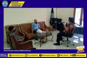 KEPALA BNNK BOALEMO KUNJUNGI KEPALA BNNK BOLMONG