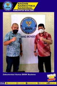 KEPALA BNNK BOALEMO KUNJUNGI KEPALA BNNK BOLMONG