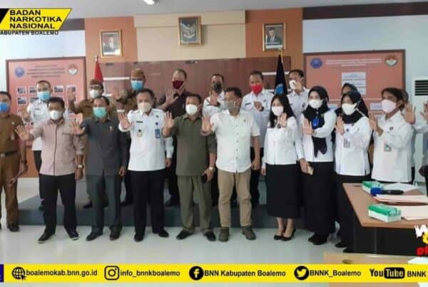 BRIGJEN. POL. WISNU ANDAYANA KEPALA BNNP GORONTALO TERIMA KUNJUNGAN DPRD BOALEMO