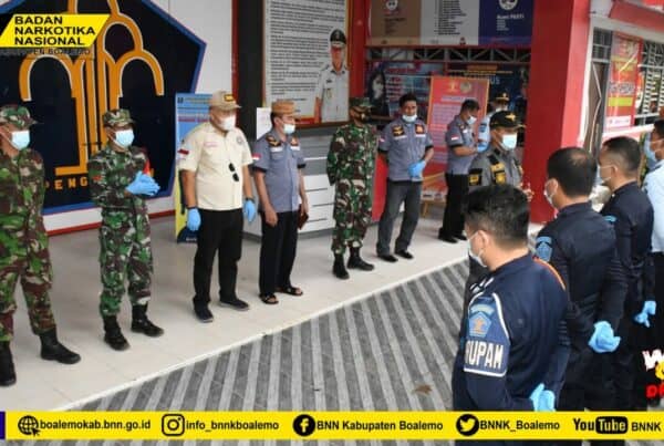 KEPALA BNNK BOALEMO IKUT MELAKSANAKAN RAZIA SERENTAK DALAM RANGKA MEMPERINGATI HARI BHAKTI PEMASYARAKATAN (HBP) KE-57
