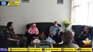 KEPALA BNNK BOALEMO SILAHTURAHIM DENGAN KEPALA KEJAKSAAN NEGERI BOALEMO