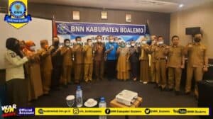 BNNK BOALEMO GELAR RAPAT KERJA PROGRAM PEMBERDAYAAN MASYARAKAT ANTI NARKOBA DI INSTANSI PEMERINTAH