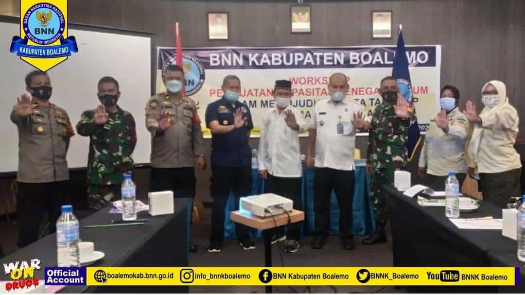 WUJUDKAN KOTA TANGGAP ANCAMAN NARKOBA, BNNK BOALEMO GELAR WORKSHOP WUJUDKAN KOTA TANGGAP ANCAMAN NARKOBA, BNNK BOALEMO GELAR WORKSHOP
