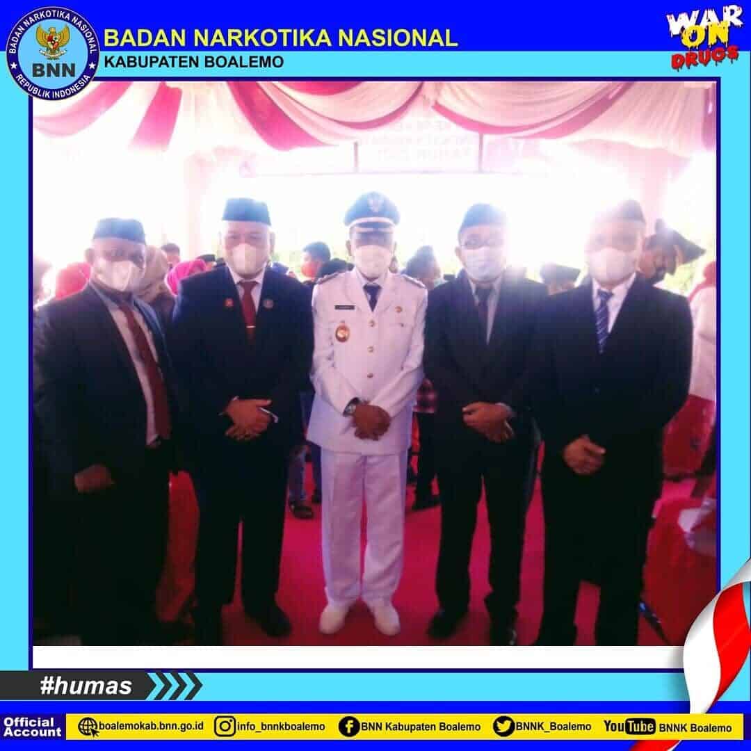 Kepala BNNK Boalemo Hadiri Upacara Peringatan Kemerdekaan Republik Indonesia Ke-76th Konsep Otomatis