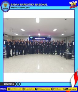 KEPALA BNNK BOALEMO IKUTI PELEPASAN PESERTA PELATIHAN KEPEMIMPINAN NASIONAL Tkt. II ANGKATAN XII TAHUN 2021