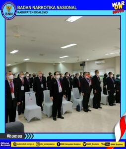 KEPALA BNNK BOALEMO IKUTI PELEPASAN PESERTA PELATIHAN KEPEMIMPINAN NASIONAL Tkt. II ANGKATAN XII TAHUN 2021