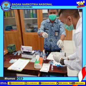 BNNK BOALEMO MELAKSANAKAN TES SWAB ANTIGEN