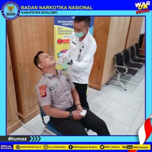 BNNK BOALEMO MELAKSANAKAN TES SWAB ANTIGEN
