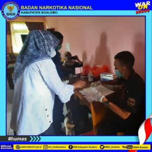 BNNK BOALEMO TES URINE PEGAWAI BKD-DIKLAT DAN DINAS PERIKANAN