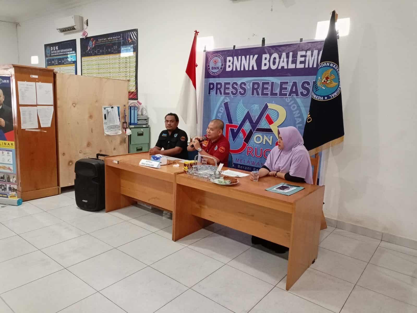 BNNK Boalemo Gelar Press Release Akhir Tahun 2021 BNNK Boalemo Gelar Press Release Akhir Tahun 2021