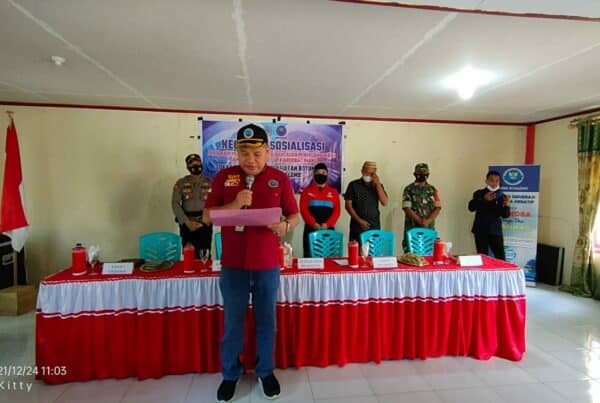 BNNK Boalemo Melaksanakan Sosialisasi P4GN di Desa Dulangeya Kecamatan Botumoito