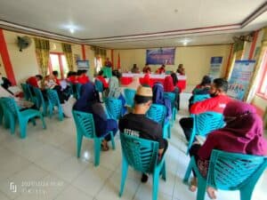 BNNK Boalemo Melaksanakan Sosialisasi P4GN di Desa Dulangeya Kecamatan Botumoito