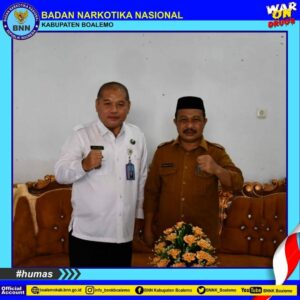 KEPALA BNNK BOALEMO SILATURAHMI JELANG PERPISAHAN