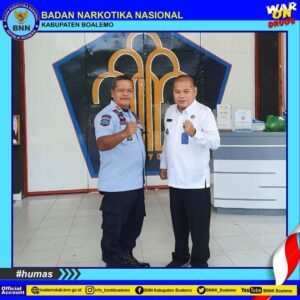 KEPALA BNNK BOALEMO SILATURAHMI JELANG PERPISAHAN