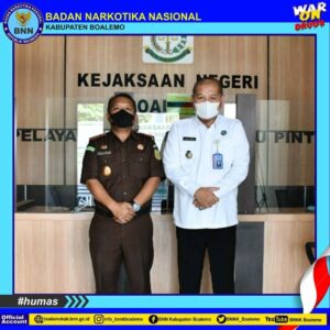 KEPALA BNNK BOALEMO SILATURAHMI JELANG PERPISAHAN