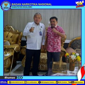 KEPALA BNNK BOALEMO SILATURAHMI JELANG PERPISAHAN