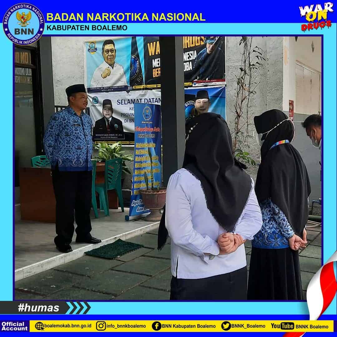 GELAR APEL AWAL TAHUN 2022, INI ARAHAN KA BNNK BOALEMO GELAR APEL AWAL TAHUN 2022, INI ARAHAN KA BNNK BOALEMO