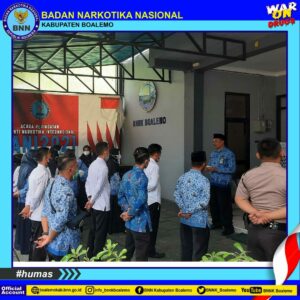 GELAR APEL AWAL TAHUN 2022, INI ARAHAN KA BNNK BOALEMO