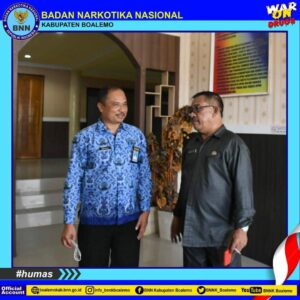 KEPALA BNNK SILAHTURAHMI DENGAN FORKOPIMDA KABUPATEN BOALEMO