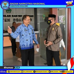 KEPALA BNNK SILAHTURAHMI DENGAN FORKOPIMDA KABUPATEN BOALEMO