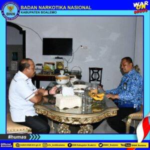 KEPALA BNNK SILAHTURAHMI DENGAN FORKOPIMDA KABUPATEN BOALEMO