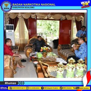 KEPALA BNNK SILAHTURAHMI DENGAN FORKOPIMDA KABUPATEN BOALEMO