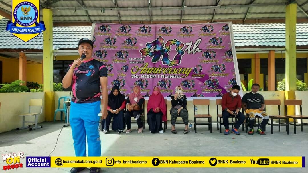 SENAM WARONDRUGS, 40 TAHUN ANNIVERSARY SMA NEGERI 1 TILAMUTA 40 TAHUN ANNIVERSARY SMA NEGERI 1 TILAMUTA