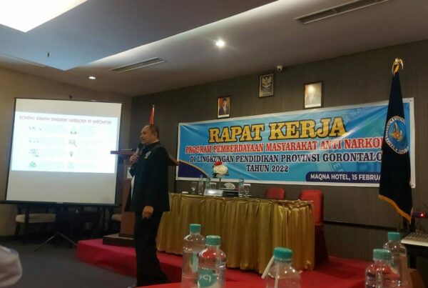 Raker Program Pemberdayaan Masyarakat Anti Narkoba di Lingkungan Pendidikan Provinsi Gorontalo Raker Program Pemberdayaan Masyarakat Anti Narkoba di Lingkungan Pendidikan Provinsi Gorontalo