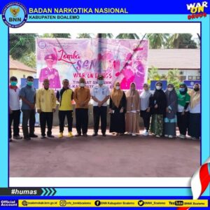PERANG MELAWAN NARKOBA, BNNK BOALEMO GELAR LOMBA SENAM “WAR ON DRUGS”