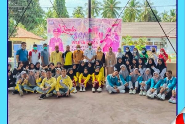 PERANG MELAWAN NARKOBA, BNNK BOALEMO GELAR LOMBA SENAM “WAR ON DRUGS”