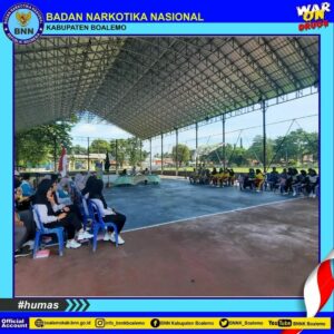 PERANG MELAWAN NARKOBA, BNNK BOALEMO GELAR LOMBA SENAM “WAR ON DRUGS”