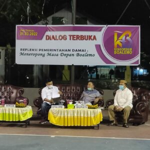 Kepala BNNK Boalemo Dr. Ibrahim Paneo M.Kes Mengikuti Acara Dialog Terbuka Bagian Dari Kepedulian Kita Untuk Boalemo