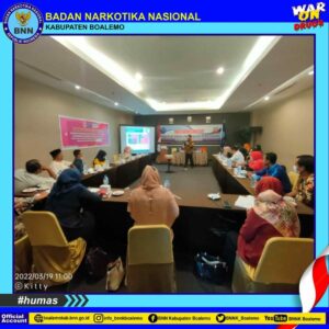 BNN BOALEMO GELAR WORKSHOP PENGGIAT ANTI NARKOBA LINGKUNGAN PENDIDIKAN