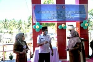 Kepala BNN Kabupaten Boalemo Hadiri Peresmian Gedung Puskesma Tilamuta